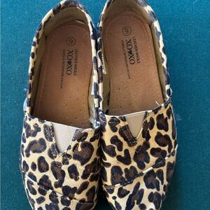 XOXO Leopard Print Slip-On Shoes